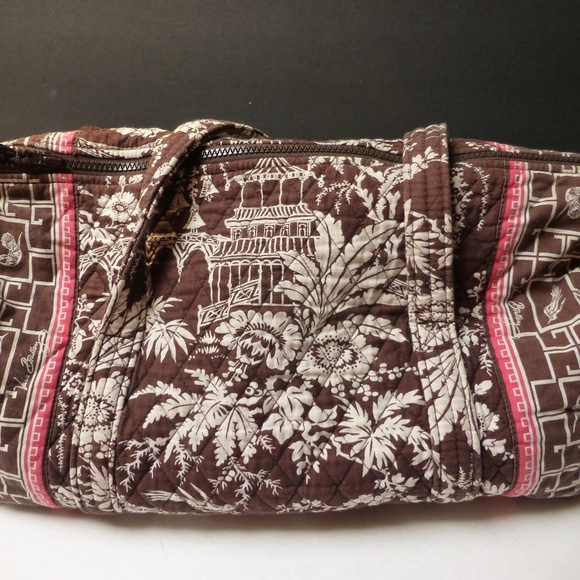 Vera Bradley set  Imperial Toile travel bag with matching purse nwt 10in x12in - Picture 1 of 7